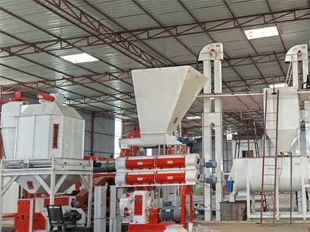 強福機械5噸飼料顆粒線2噸濕法飼料膨化線印度項目