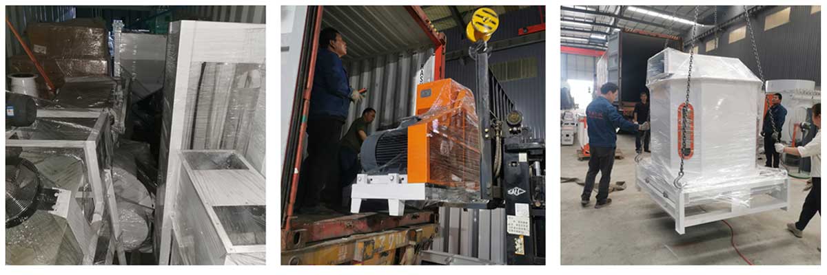 整套膨化飼料設備已發往厄瓜多爾