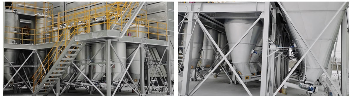 恭喜！牧原股份黑龍江蘭西原材料倉群項目安裝調試完成！