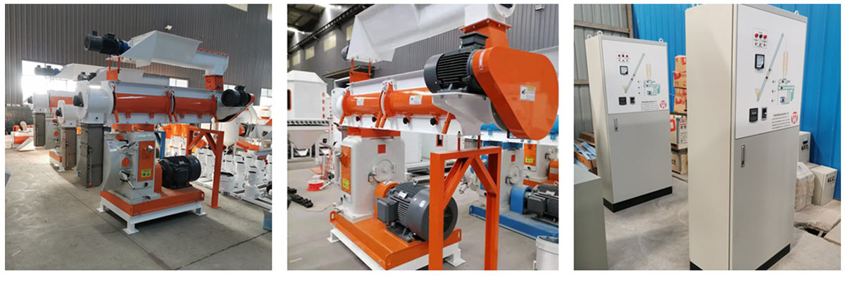 2套SZLH320顆粒機，料倉，輸送機和配件已發送到烏茲別克斯坦