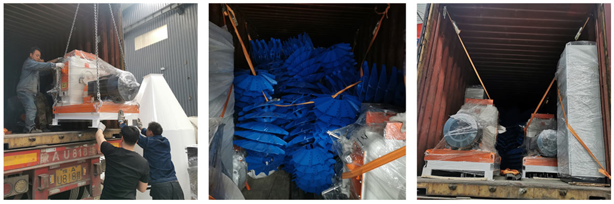 2套SZLH320顆粒機，料倉，輸送機和配件已發送到烏茲別克斯坦