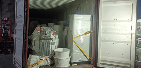 強(qiáng)福機(jī)械420大型飼料顆粒加工生產(chǎn)線發(fā)往秘魯