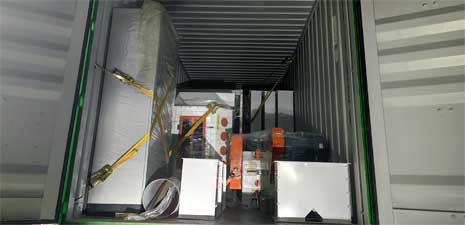 強(qiáng)福機(jī)械2噸/時成套飼料顆粒生產(chǎn)加工設(shè)備發(fā)往肯尼亞