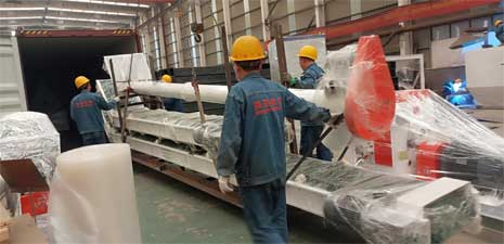 強福機械32型飼料顆粒生產設備發貨南美