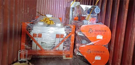 強福機械5噸/時飼料顆粒生產設備發往秘魯