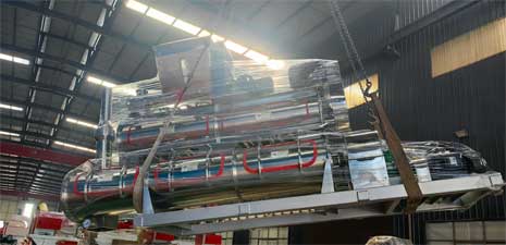 強福機械寵物飼料膨化機調質器發貨