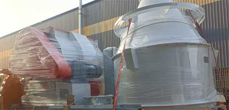 強福機械420型龍蝦飼料設備發往湖北